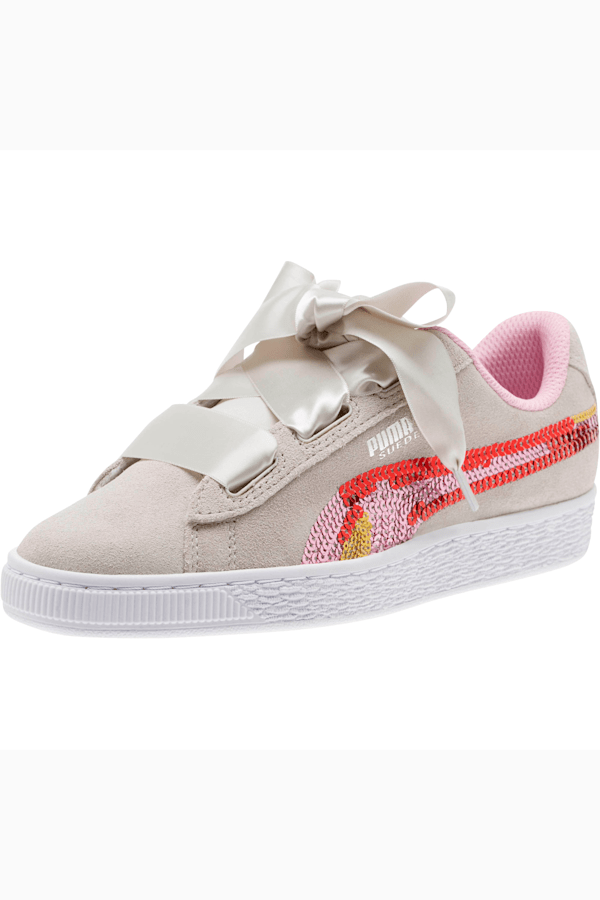 Puma suede clearance heart lux junior