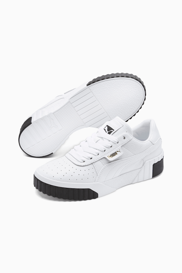 Cali Women's Sneakers, Puma White-Puma Black, extralarge