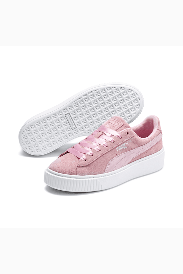 Puma suede women silver shop