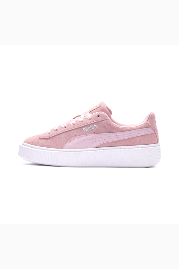 Puma suede womens pink sales
