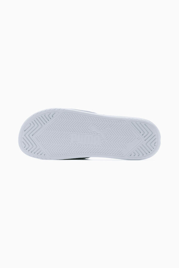 Popcat Reflective Slides, Puma Silver-Puma White, extralarge