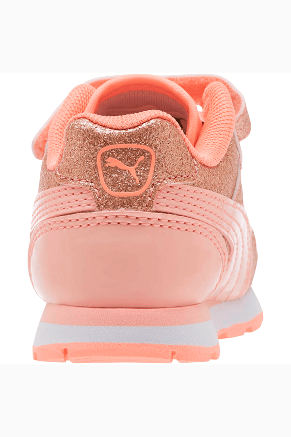 Vista Glitz Toddler Shoes, Peach Bud-Bright Peach-Puma White, extralarge