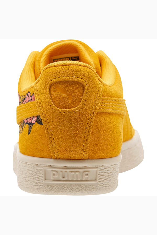 Suede Embroidered Floral Women s Sneakers PUMA