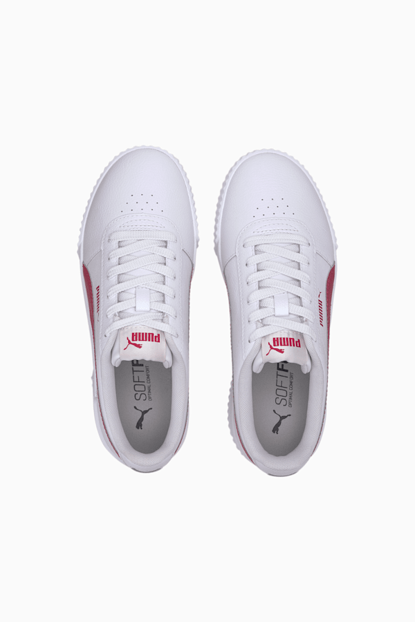 Puma carina leather deals platform sneaker