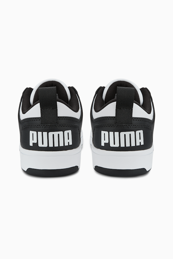 PUMA Rebound LayUp Lo Sneakers Big Kids, Puma White-Puma Black, extralarge