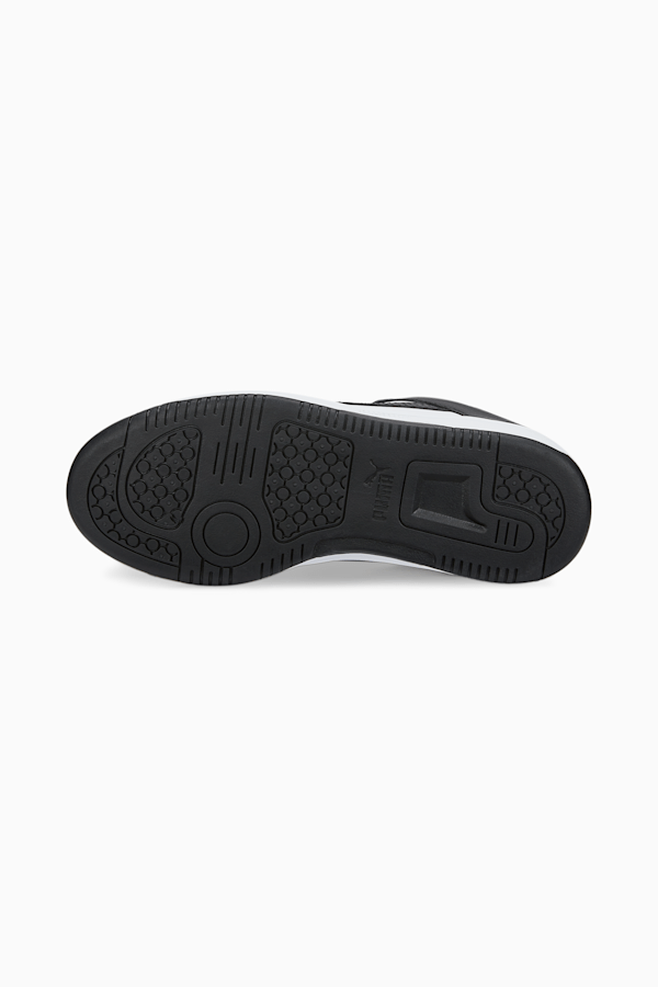 PUMA Rebound LayUp Lo Sneakers Big Kids, Puma White-Puma Black, extralarge