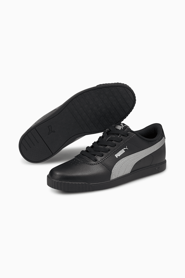 Carina Slim Women's Sneakers, Puma Black-Puma Silver, extralarge