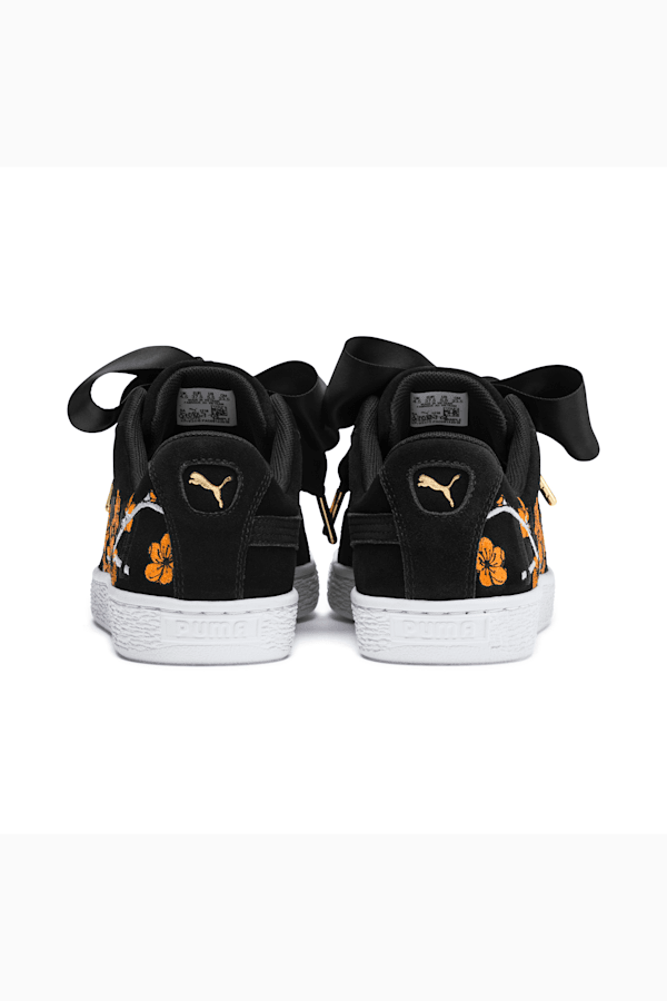 Puma suede heart mujer best sale olive