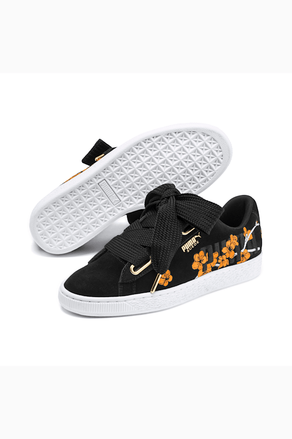 Suede Heart Floral Women s Sneakers PUMA