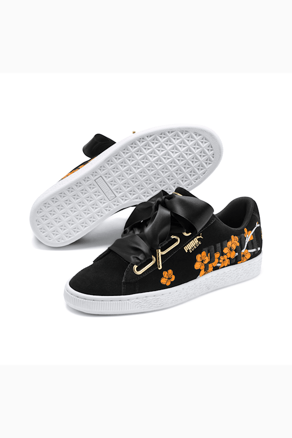 Suede Heart Floral Women s Sneakers PUMA
