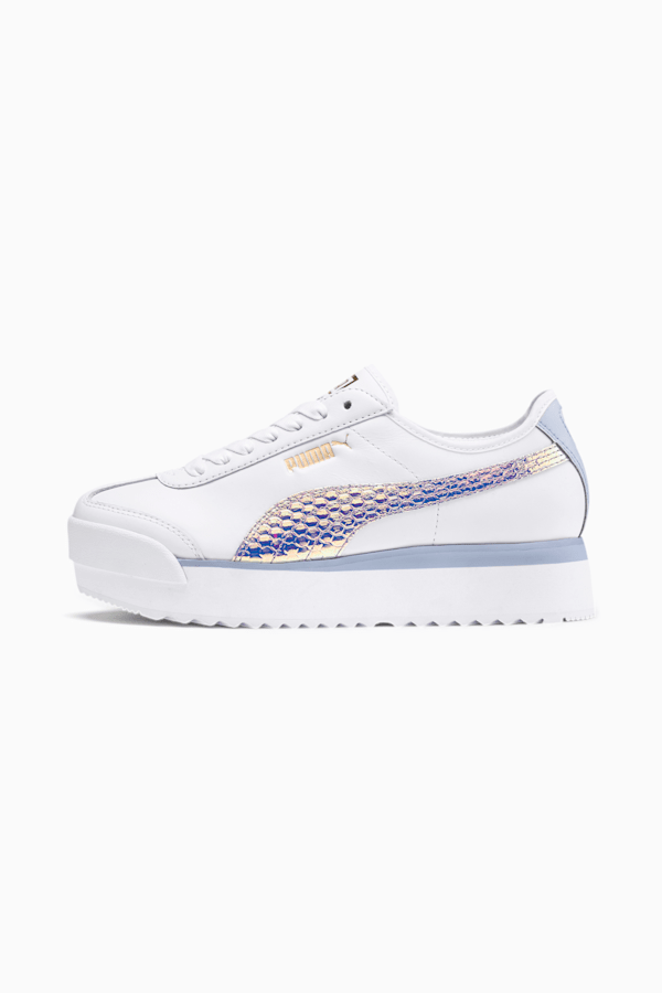 Puma roma amor store perforated platform sneakers