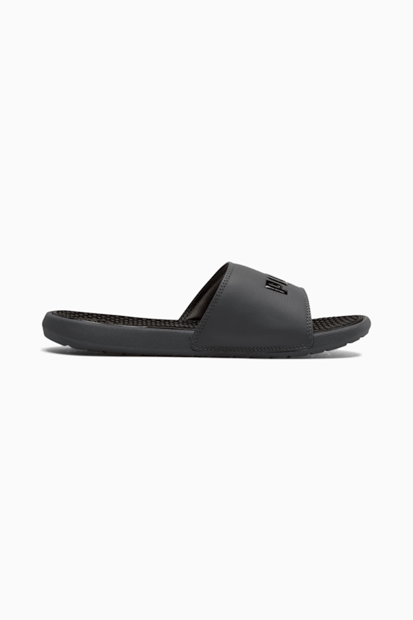 Cool Cat Kids' Slides Big Kids, CASTLEROCK-Puma Black, extralarge