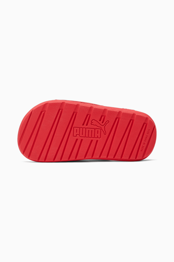 Cool Cat Little Kids' Slides, High Risk Red-Puma Black, extralarge