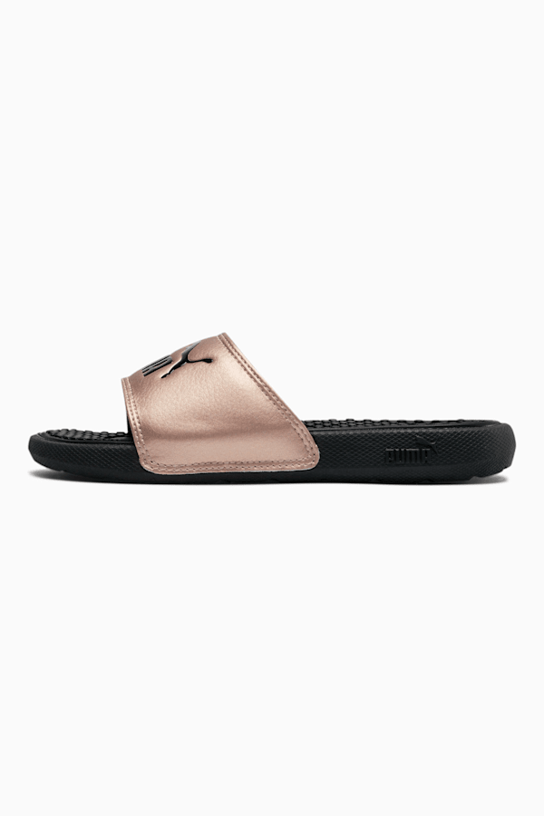 Puma metallic slides on sale