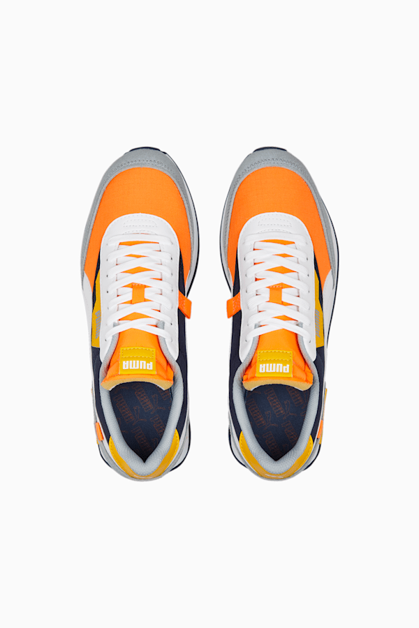 Future Rider Play On Sneakers, Ultra Orange-PUMA White, extralarge