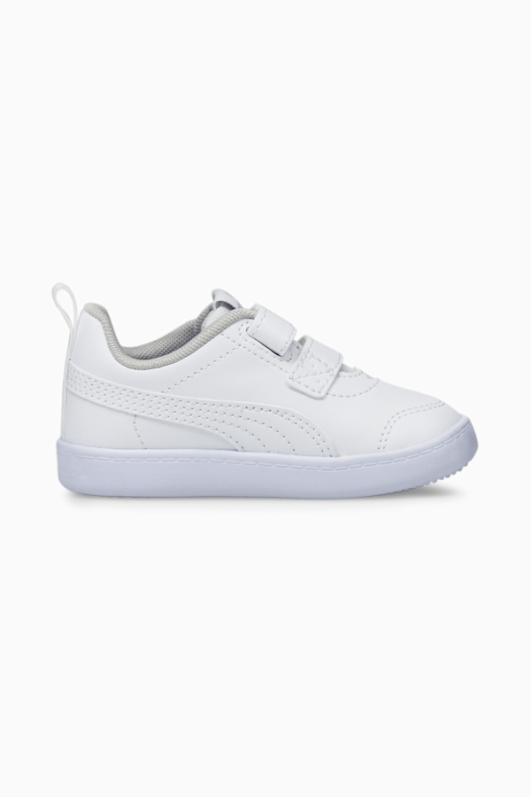 Courtflex V2 Babies' Trainers, Puma White-Gray Violet, extralarge