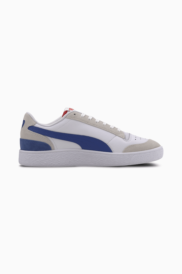 Ralph Sampson Lo Vintage Sneakers, Puma White-Dazzling Blue-High Risk Red, extralarge