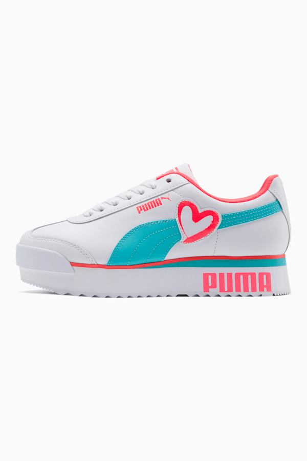 Puma roma pink womens sales