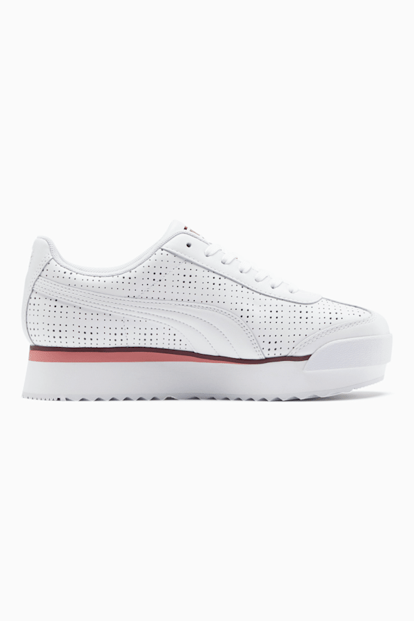 Puma roma amor perforated platform sneakers cheap