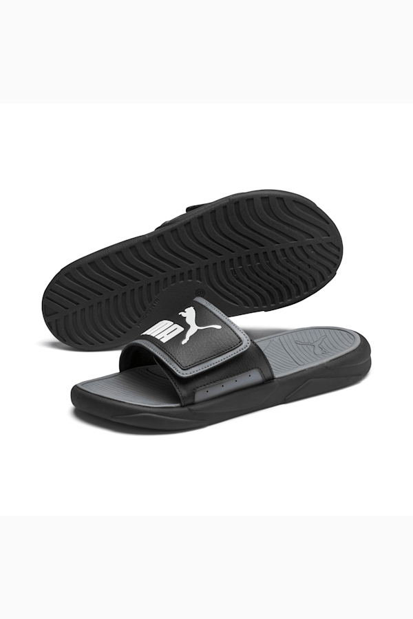 Royalcat Comfort  Sandals, Puma Black-CASTLEROCK-Puma White, extralarge