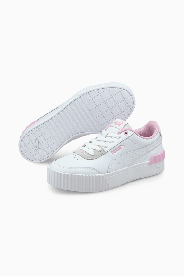 Carina Lift Women's Trainers, Puma White-Pink Lady, extralarge