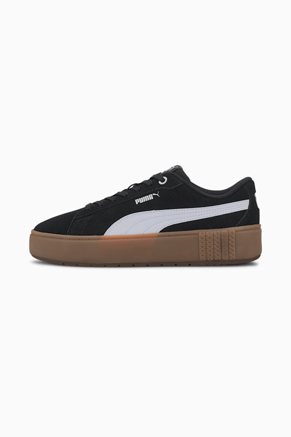 Puma black platform sneakers sales