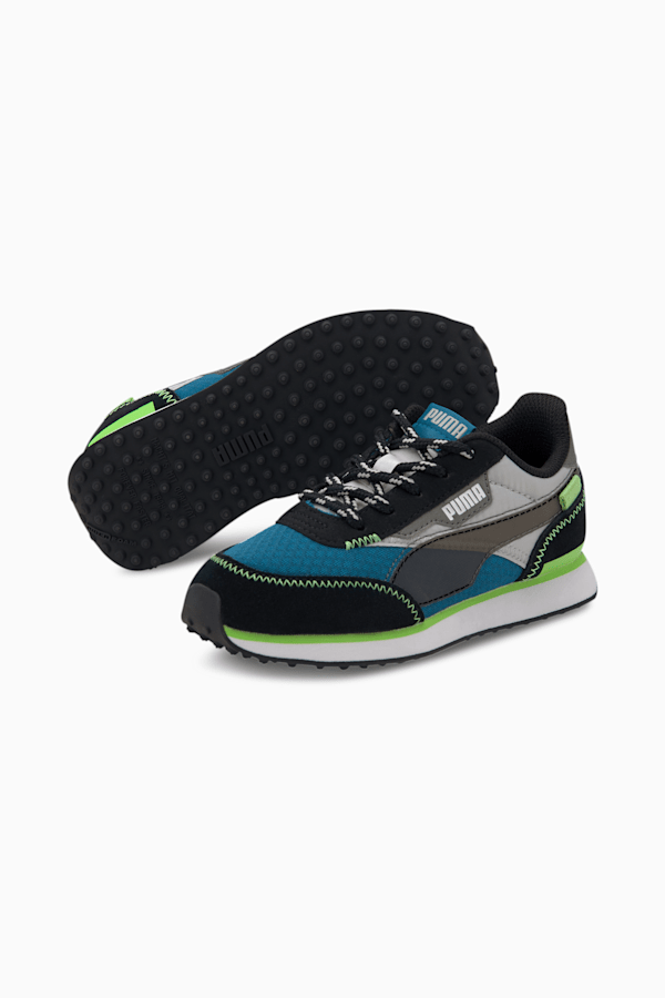 Future Rider City Attack Little Kids' Shoes, Digi-blue-Gray Violet, extralarge