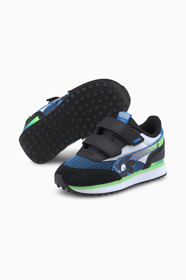 Blue puma top toddler shoes