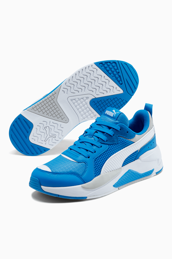 Blue color sneakers outlet