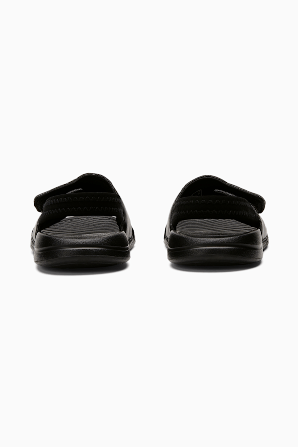 Popcat 20 Backstrap Toddler Slides, Puma Black-Puma White, extralarge