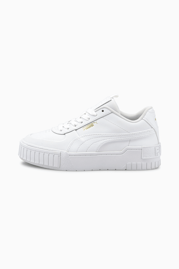 Cali Sport Sneakers Big Kids, Puma White-Puma White, extralarge