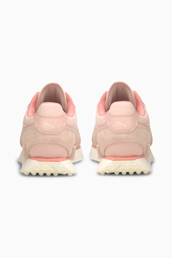 Pink and chrome sneakers discount