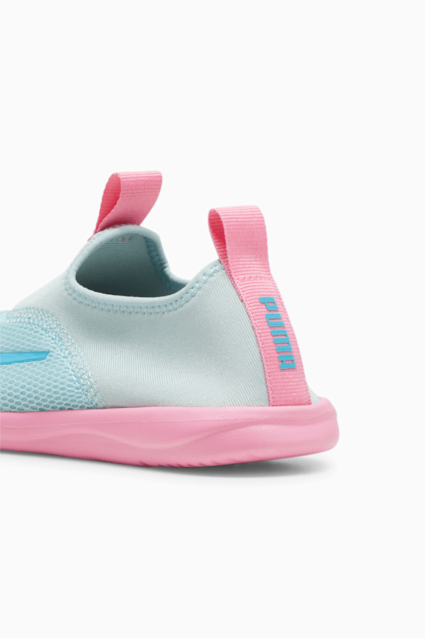 Aquacat Shield Babies' Sandals, Turquoise Surf-Bright Aqua-Fast Pink, extralarge