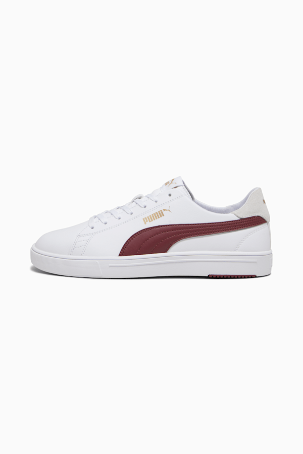 Serve Pro Lite Sneakers, PUMA White-Dark Jasper-PUMA Gold, extralarge