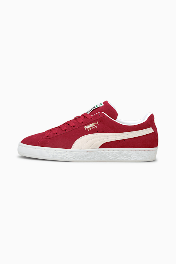 Suede Classic XXI Trainers, Cabernet-Puma White, extralarge-GBR