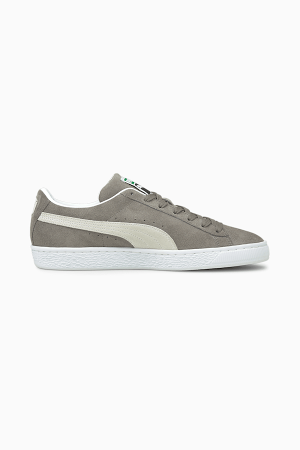 Suede Classic XXI Trainers, Steel Gray-Puma White, extralarge