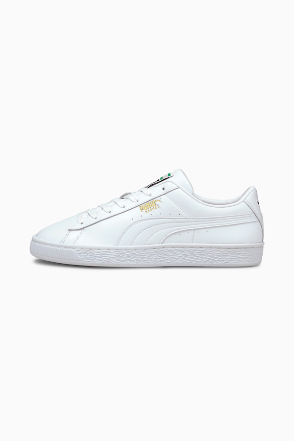 Basket Classic XXI Men's Sneakers, Puma White-Puma White, extralarge