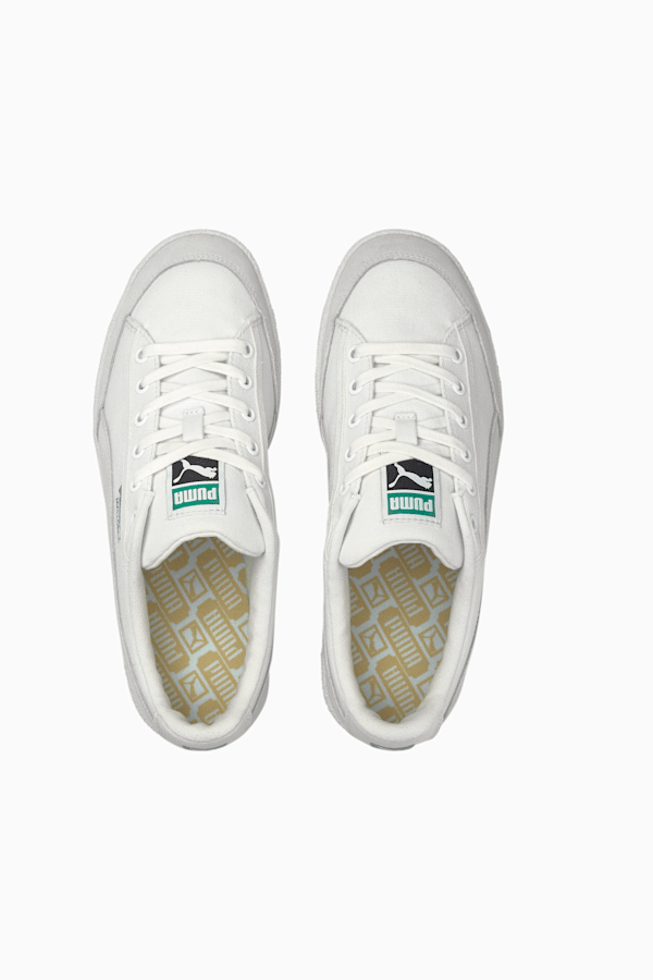 Puma white top sneakers basket