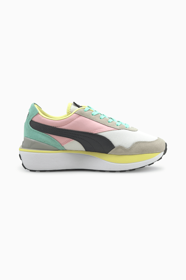 Cruise Rider Women's Sneakers, Puma White-Pink Lady, extralarge