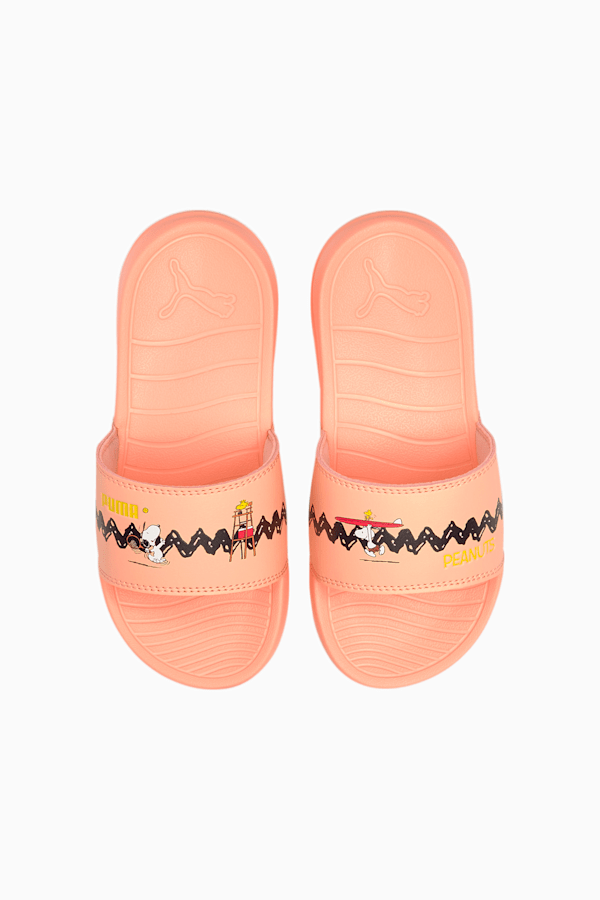 PUMA x PEANUTS Popcat 20 Little Kids Slides PUMA