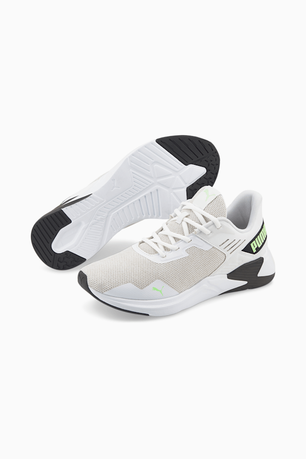 Disperse XT 2 Training Shoes, Puma White-Fizzy Lime, extralarge-GBR