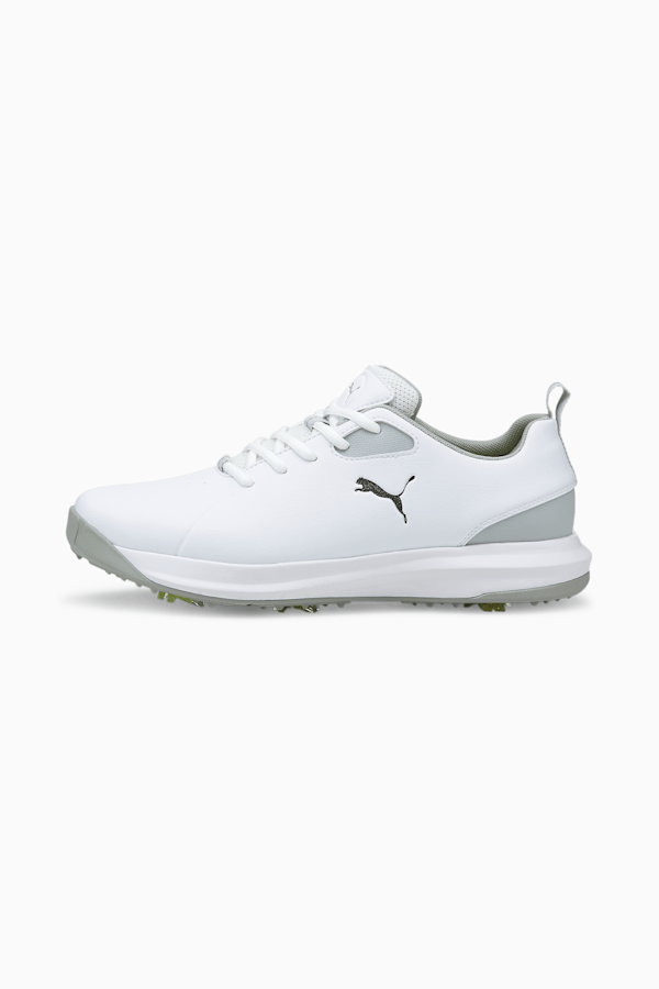 FUSION FX Tech Men's Golf Shoes, Puma White-Puma Silver-High Rise, extralarge