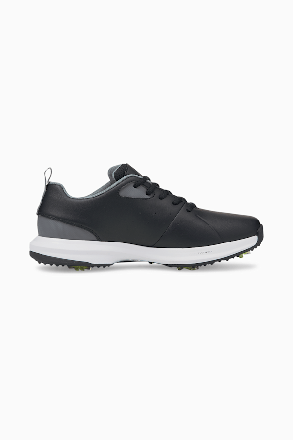 FUSION FX Tech Men's Golf Shoes, Puma Black-Puma Silver-QUIET SHADE, extralarge