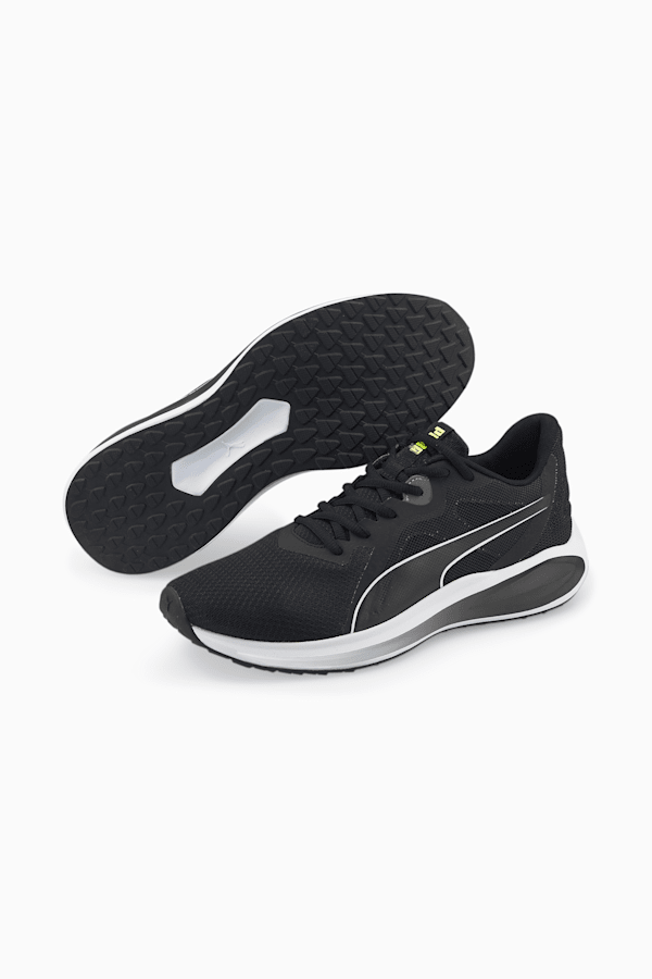 Twitch Runner Running Shoes, Puma Black-Puma White, extralarge-GBR