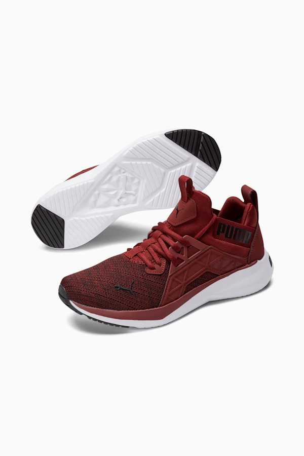 Mens red puma shoes top