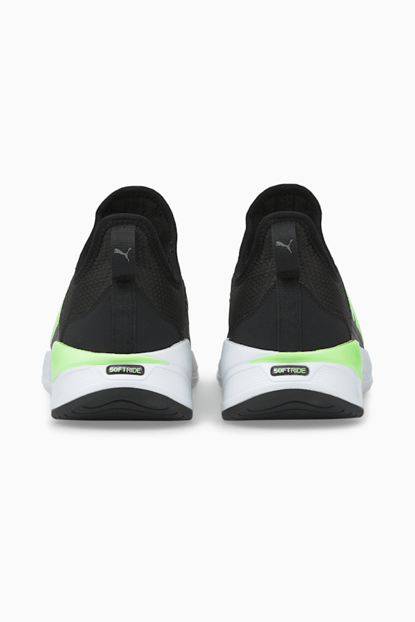 Softride Premier Slip-On Men's Running Shoes, Puma Black-Fizzy Lime, extralarge