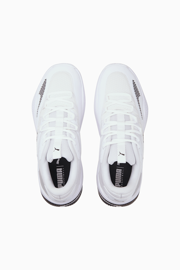 Court Rider 2.0 Basketball Shoes, Puma White-Puma Black, extralarge