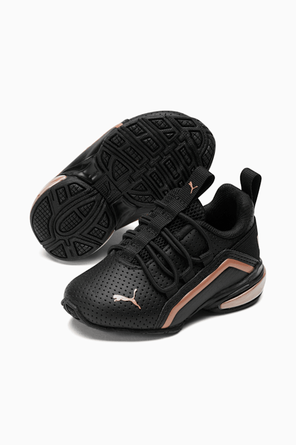 Puma axelion mesh black gold sales