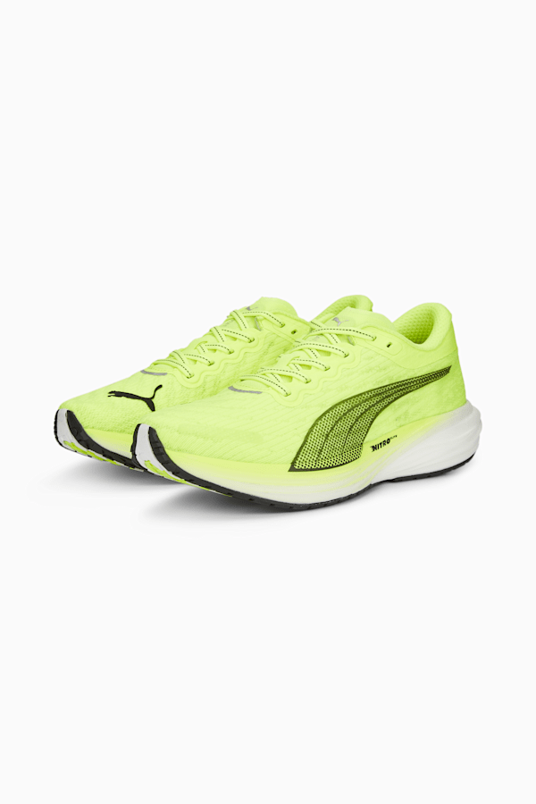 Deviate NITRO™ 2 Men's Running Shoes, Lime Squeeze-Puma Black, extralarge