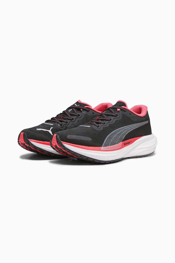 Deviate NITRO™ 2 Women's Running Shoes, PUMA Black-Fire Orchid, extralarge-GBR